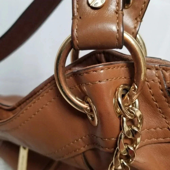 michael Kors Satchel Purse Brown Tan - Picture 8 of 14